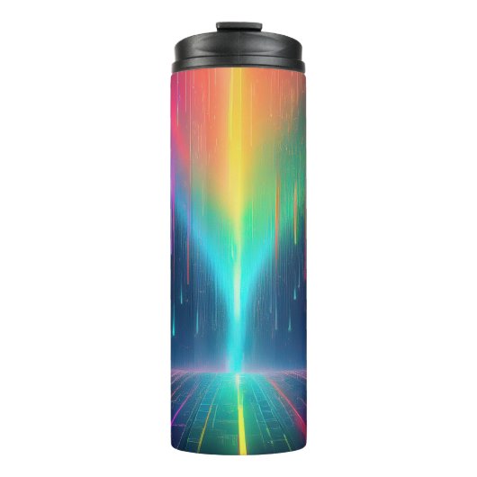 Rainbow Drip Trip Thermosbeker (Voorkant)