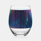 Rainbow Drip Trip Wijnglas Zonder Voet (Rechts)