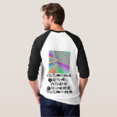Rainbow Drive: Warp Factor Rainbow. Hyper Regenbo T-shirt (Achterkant volledig)
