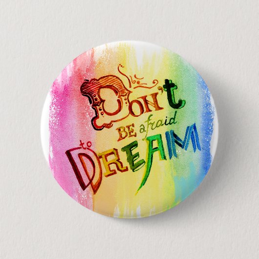 Rainbow-droom Ronde Button 5,7 Cm (Voorkant)