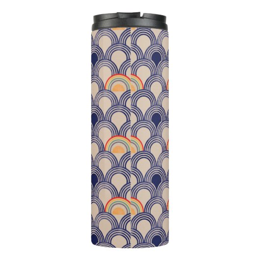 Rainbow Drop Thermal Tumbler Thermosbeker (Achterkant)