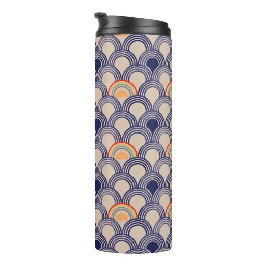 Rainbow Drop Thermal Tumbler Thermosbeker (Geroteerd rechts)