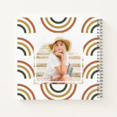 Rainbow Earth Tones Foto Notitieboek (Achterkant)