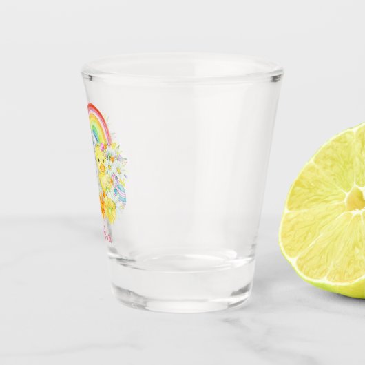 Rainbow Easter Bunny en Chick Shot Glas (Rechts)