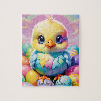 Rainbow Easter Chick 2025 Puzzel Legpuzzel