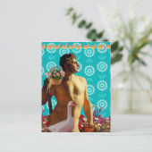 Rainbow Easter Feestdagenkaart (Staand voorkant)