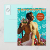 Rainbow Easter Feestdagenkaart (Voorkant / Achterkant)