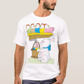 Rainbow Easter Kickens T-shirt (Voorkant)