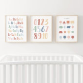 Rainbow Educational Classroom Decor Set van 3