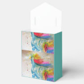Rainbow Eenhoorn Aquarel Party Cake Favor Box Bedankdoosjes (Geopend)