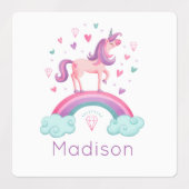 Rainbow Eenhoorn Labels (Design 1)