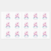 Rainbow Eenhoorn Labels (Vel)