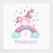 Rainbow Eenhoorn Labels (Design 2)