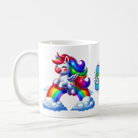 Rainbow Eenhoorn Magic Mok 11 oz (Links)
