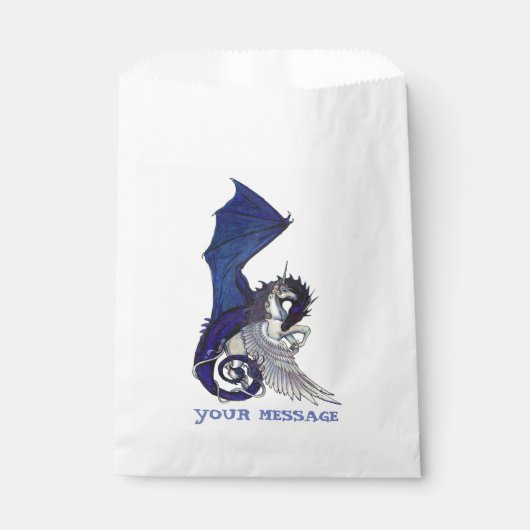 Rainbow Eenhoorn Pegasus Paard Pony Vliegend Schat Bedankzakje (Voorkant)