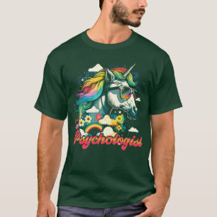 Rainbow Eenhoorn Psycholoog T-shirt