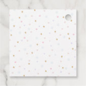 Rainbow Eenhoorn Verjaardag Dank u Favor Cadeau La Bedankjes Labels (Achterkant)