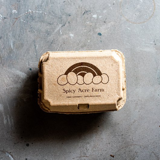 Rainbow Egg Carton Stamp Rubberstempel