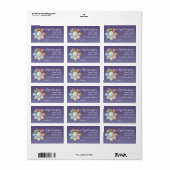 Rainbow Eggs Ei Carton Label (Full Sheet)
