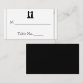 Rainbow Elegance Bruiden Trouwplaats Kaarten Plaatskaartje (Voorkant / Achterkant)