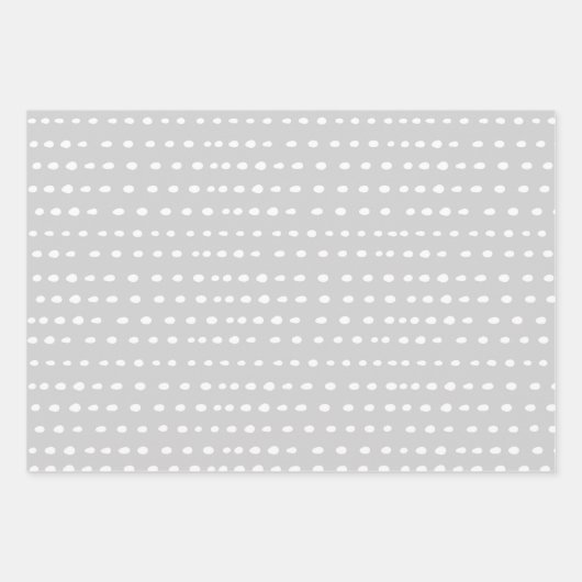 Rainbow Elephants Pattern Wrapping Paper Sheets (Voorkant 2)