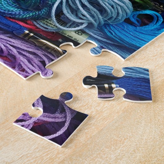 Rainbow Embroidery Floss | Draden | Naaien Legpuzzel (Zijkant)