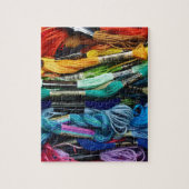 Rainbow Embroidery Floss | Draden | Naaien Legpuzzel (Verticaal)