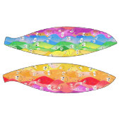 Rainbow Emoting Blob Cute Monsters in Pride Colors Basketbal (Panelen)