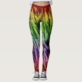 Rainbow EMU Feathered Leggings (Voorkant)
