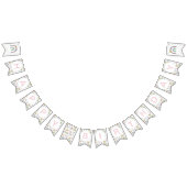 Rainbow en bloemen verjaardagsfeest Bunting Banner (Alle)