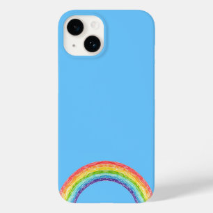 Rainbow en blue sky Hoesje-Mate iPhone case