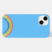 Rainbow en blue sky Hoesje-Mate iPhone case (Achterkant (horizontaal))