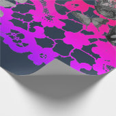 RAINBOW EN BUTTERFLIES ANTIEK LACE GIFT WRAPPING CADEAUPAPIER (Hoek)