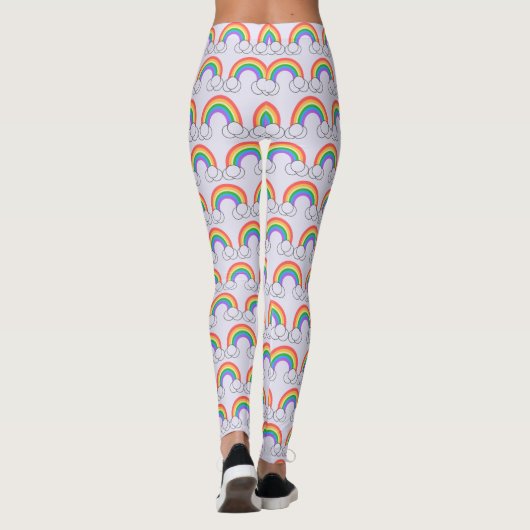 RAINBOW- EN CLOUD-Leggings Leggings (Achterkant)
