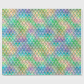 Rainbow en drakenschalen van pastel schonen cadeaupapier (Vlak)