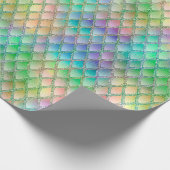 Rainbow en drakenschalen van pastel schonen cadeaupapier (Hoek)