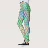 Rainbow en drakenschalen van pastel schonen leggings (Links)