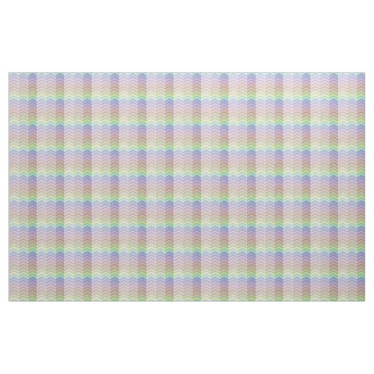 Rainbow en getextureerd Chevron Pattern Stof (Yard (91,4 cm))