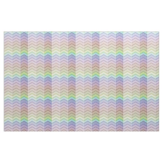 Rainbow en getextureerd Chevron Pattern Stof (Fat Quarter)