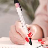 Rainbow en Gold Waterverf Agate Business Zwarte Inkt Pen