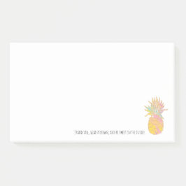 Rainbow en gouden anananasslestandaard Tall Draag  Post-it® Notes