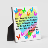 RAINBOW EN HOORZITTEN JEREMIAH 29:11 FOTOPLAAT (Voorkant)