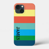 Rainbow en jouw naam iPhone/iPad case (Achterkant)