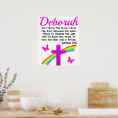  RAINBOW EN KROSS JEREMIAH 29:11 DOUANE POSTER (Keuken)