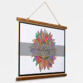 Rainbow en luipaard, gepersonaliseerde hangin hangend wandkleed (Gebogen)