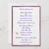 Rainbow en Shades van de uitnodiging tot weddensch (Achterkant)