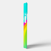 Rainbow en sterren aqua sky, douanenaam Case-Mate iPhone case (Achterkant / Rechts)