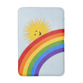 Rainbow en Sunshine Bath Mat (Voorkant Verticaal)
