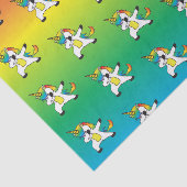 Rainbow en Unicorns Doen de Dab Tissuepapier (Detail)