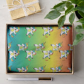 Rainbow en Unicorns Doen de Dab Tissuepapier (Geschenk)